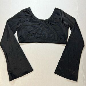 Dancewear Bell Sleeve Crop Top NWOT PreTeen